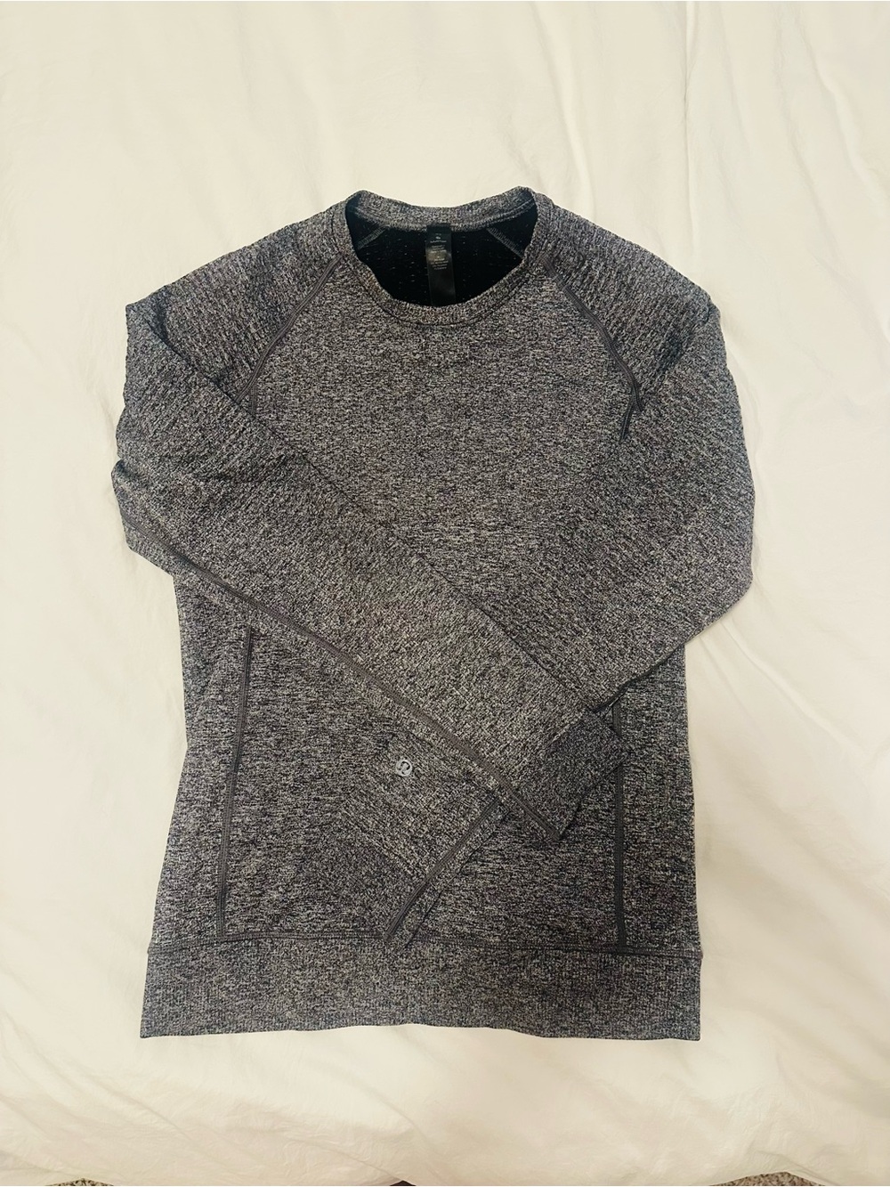 Men's Lululemon Crewneck Heather Gray wool Sweater
